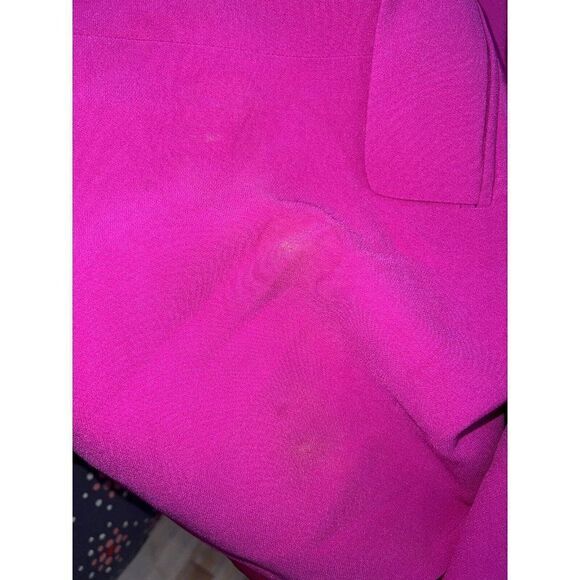 Marina Rinaldi Womens Double Breasted Blazer Caraibi Jacket Sz 14 Fuchsia Pink - Picture 10 of 10